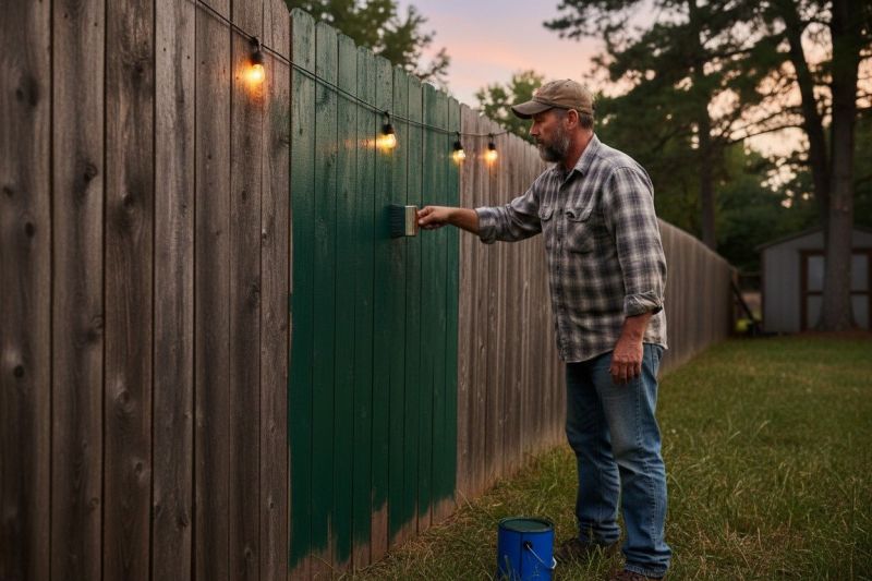 Pool Fence Painting in Waco, TX